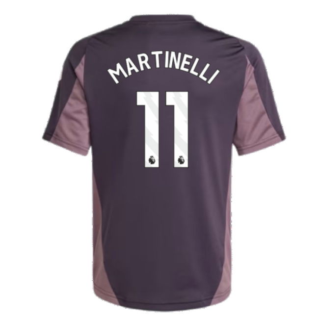 2024-2025 Arsenal Training Jersey (Aurora Black) - Kids (Martinelli 11)