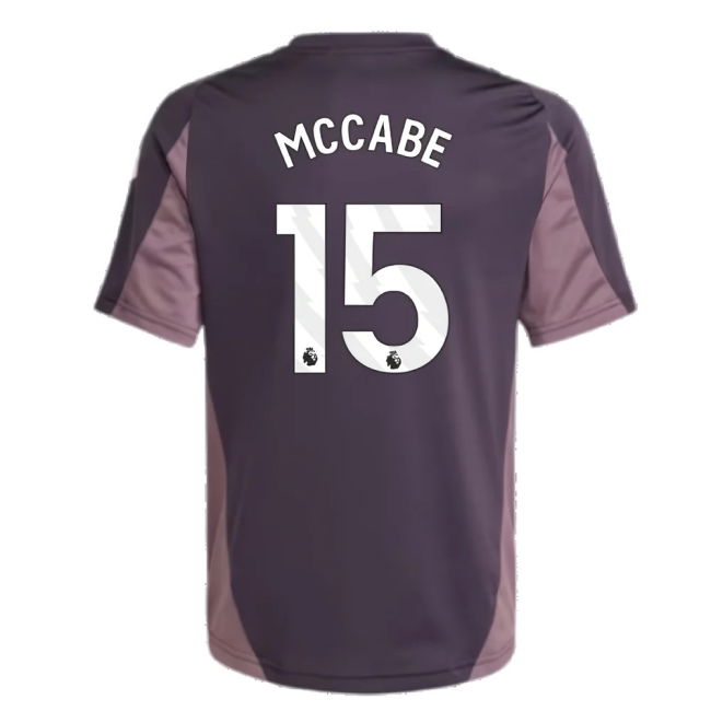 2024-2025 Arsenal Training Jersey (Aurora Black) - Kids (McCabe 15)
