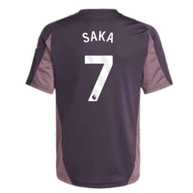 2024-2025 Arsenal Training Jersey (Aurora Black) - Kids (Saka 7)