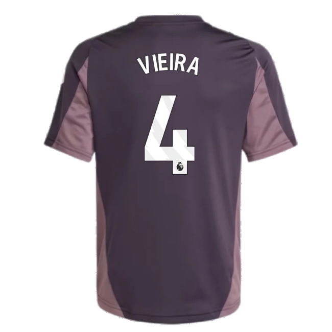 2024-2025 Arsenal Training Jersey (Aurora Black) - Kids (Vieira 4)