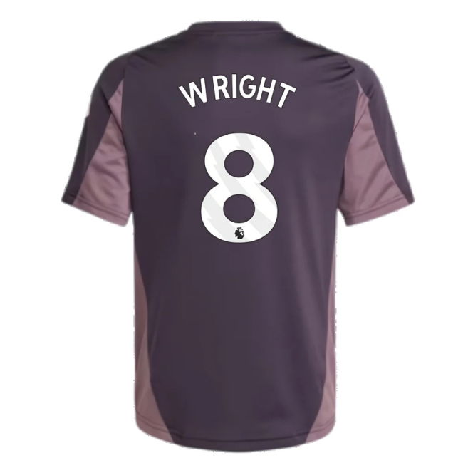2024-2025 Arsenal Training Jersey (Aurora Black) - Kids (Wright 8)