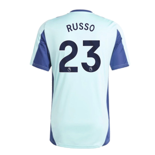 2024-2025 Arsenal Training Jersey (Clear Aqua) (Russo 23)