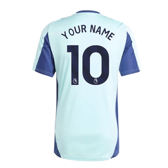 2024-2025 Arsenal Training Jersey (Clear Aqua) (Your Name)