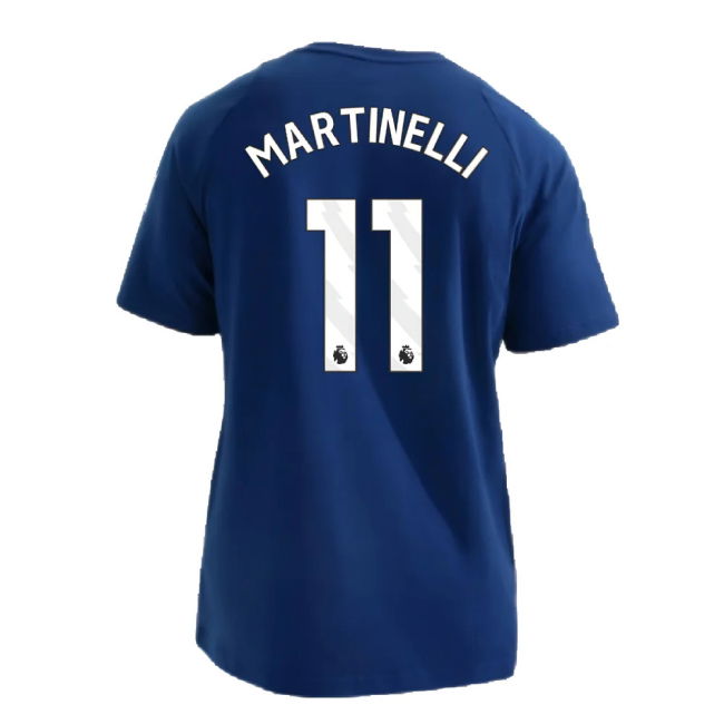2024-2025 Arsenal Training Tee (Night Sky) (Martinelli 11)