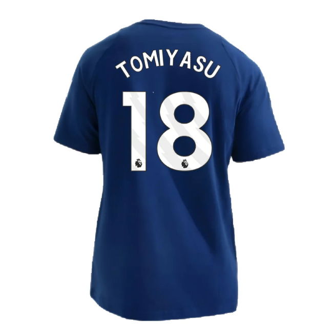 2024-2025 Arsenal Training Tee (Night Sky) (Tomiyasu 18)