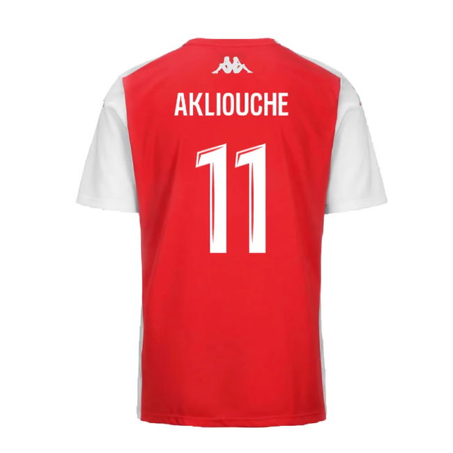 2024-2025 AS Monaco Player Training Shirt (Red) (Akliouche 11)
