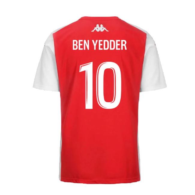2024-2025 AS Monaco Player Training Shirt (Red) (Ben Yedder 10)