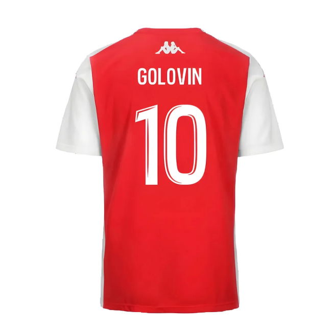 2024-2025 AS Monaco Player Training Shirt (Red) (Golovin 10)