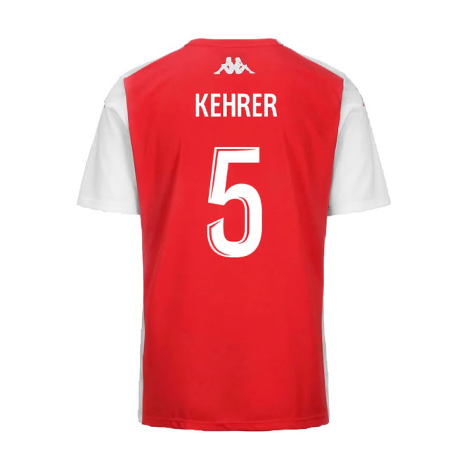 2024-2025 AS Monaco Player Training Shirt (Red) (Kehrer 5)