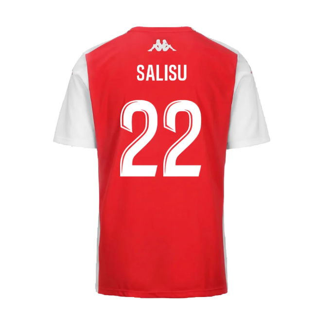 2024-2025 AS Monaco Player Training Shirt (Red) (Salisu 22)