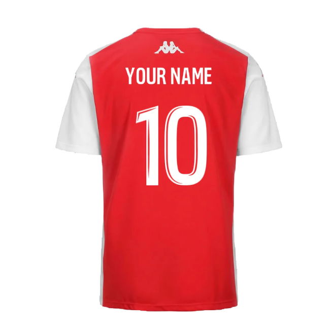 2024-2025 AS Monaco Player Training Shirt (Red) (Your Name)