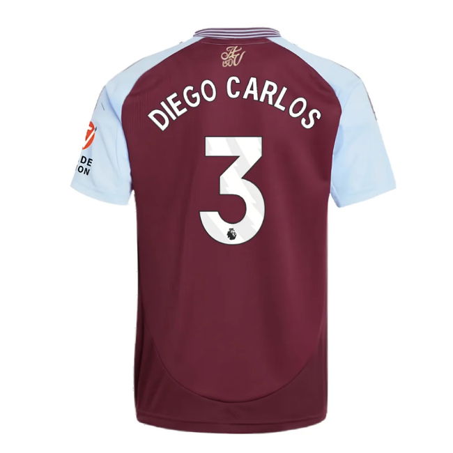2024-2025 Aston Villa Home Shirt (Diego Carlos 3)