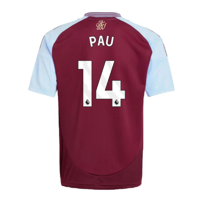 2024-2025 Aston Villa Home Shirt (Kids) (Pau 14)