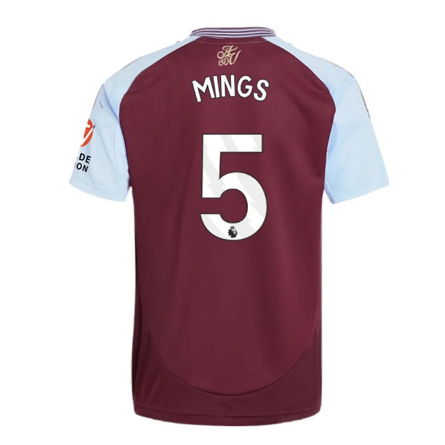 2024-2025 Aston Villa Home Shirt (Mings 5)