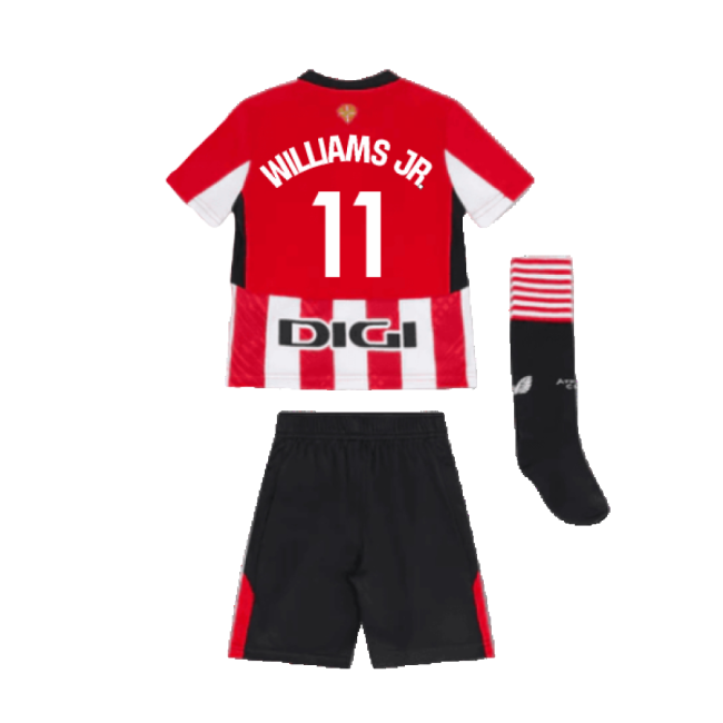 2024-2025 Athletic Bilbao Home Mini Kit (Williams JR. 11)