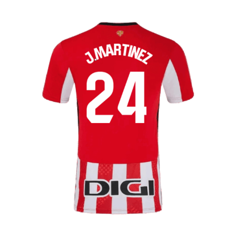 2024-2025 Athletic Bilbao Home Shirt (J.Martinez 24)
