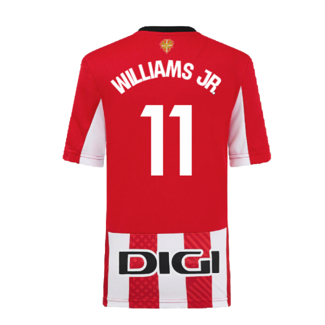 2024-2025 Athletic Bilbao Home Shirt (Kids) (Williams JR. 11)