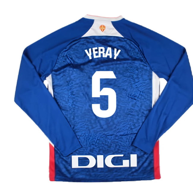 2024-2025 Athletic Bilbao Long Sleeve Away Shirt (Yeray 5)