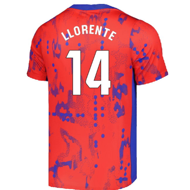2024-2025 Atletico Madrid Dri-FIT Pre-Match Shirt (Red) (Llorente 14)