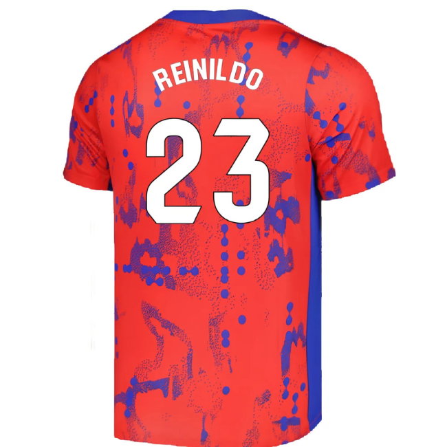 2024-2025 Atletico Madrid Dri-FIT Pre-Match Shirt (Red) (Reinildo 23)