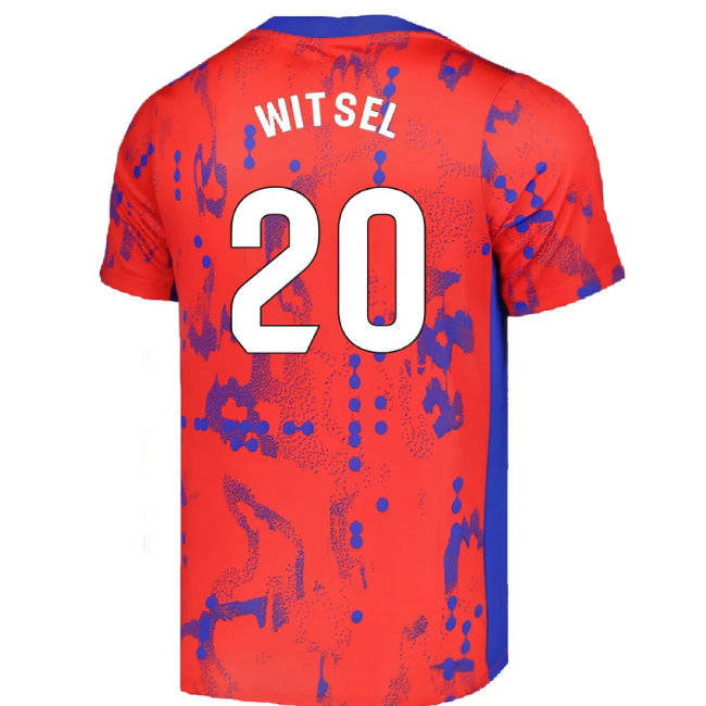 2024-2025 Atletico Madrid Dri-FIT Pre-Match Shirt (Red) (Witsel 20)