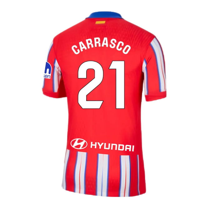 2024-2025 Atletico Madrid Home Shirt (Carrasco 21)