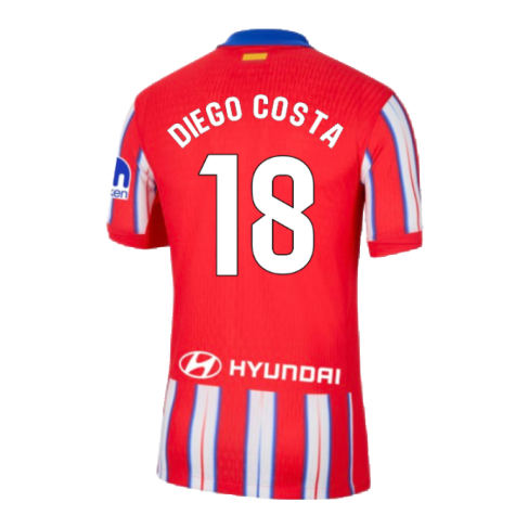 2024-2025 Atletico Madrid Home Shirt (Diego Costa 18)