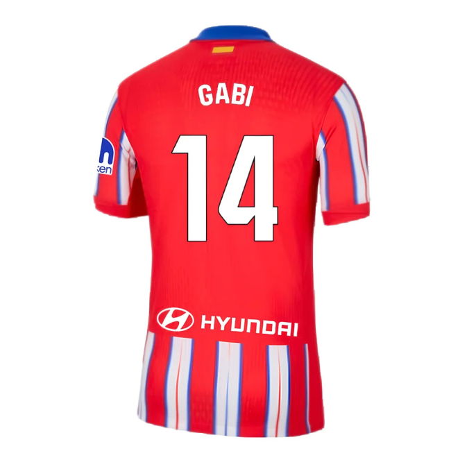 2024-2025 Atletico Madrid Home Shirt (Gabi 14)
