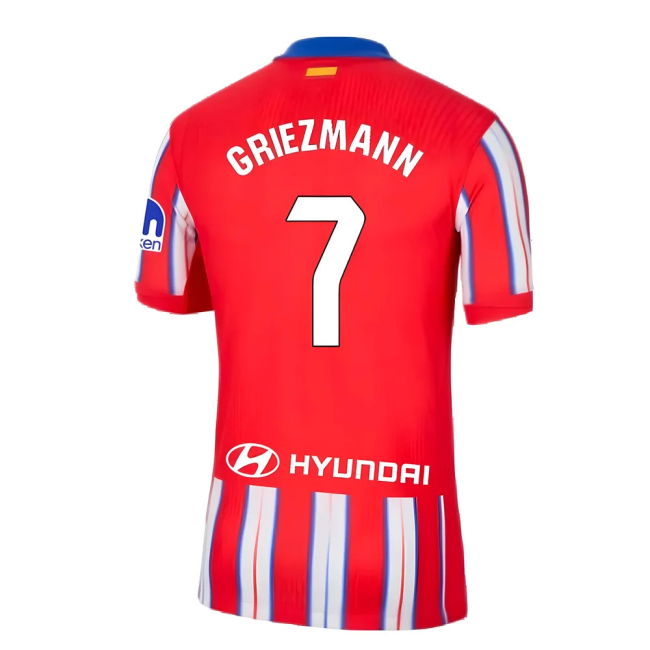 2024-2025 Atletico Madrid Home Shirt (Griezmann 7)