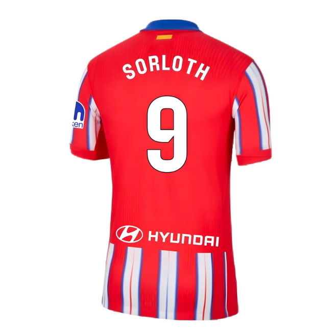 2024-2025 Atletico Madrid Home Shirt (Kids) (Sorloth 9)