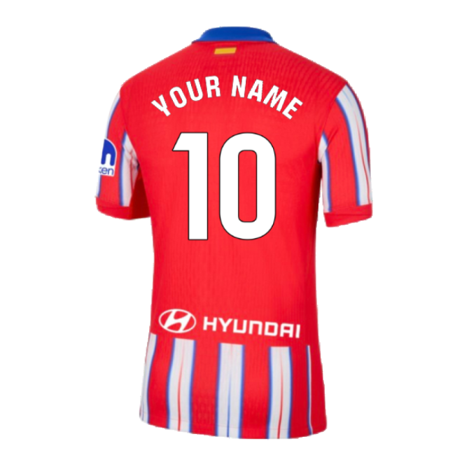 2024-2025 Atletico Madrid Home Shirt (Kids) (Your Name)
