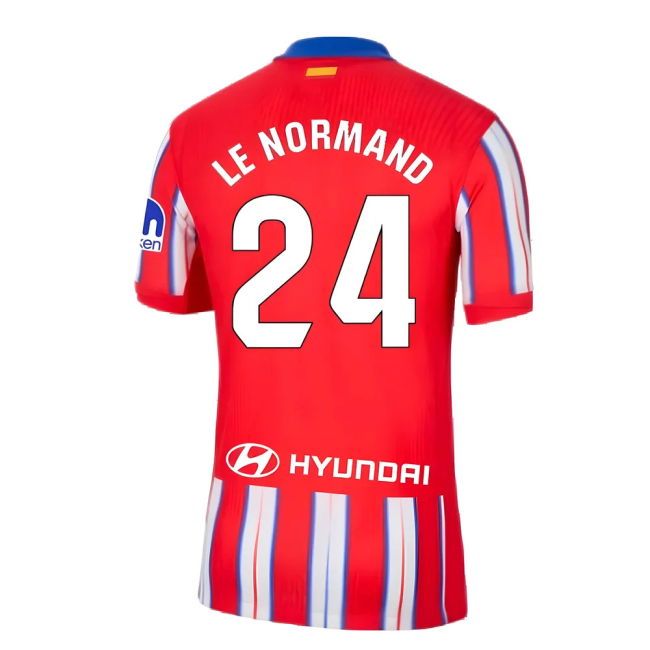 2024-2025 Atletico Madrid Home Shirt (Le Normand 24)