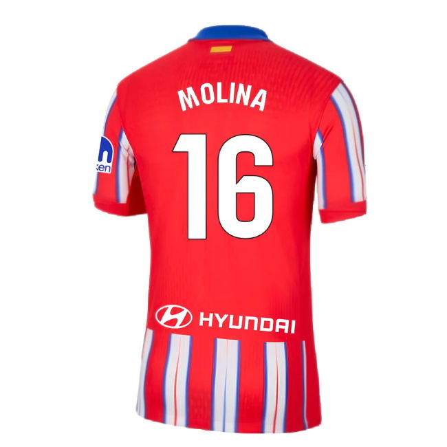2024-2025 Atletico Madrid Home Shirt (Molina 16)