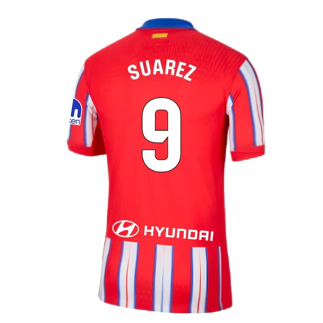 2024-2025 Atletico Madrid Home Shirt (Suarez 9)