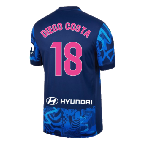 2024-2025 Atletico Madrid Third Shirt (Diego Costa 18)