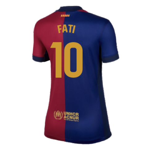 2024-2025 Barcelona Home Shirt (Womens) (Fati 10)