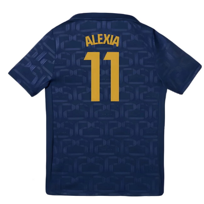 2024-2025 Barcelona Pre-Match Training Shirt (Navy) - Kids (Alexia 11)