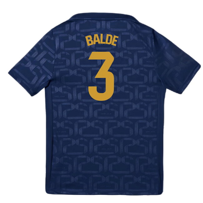 2024-2025 Barcelona Pre-Match Training Shirt (Navy) - Kids (Balde 3)