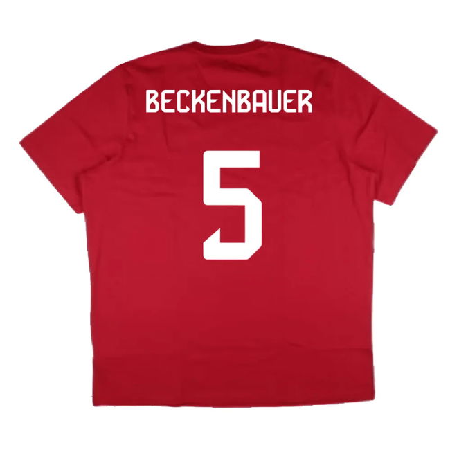 2024-2025 Bayern Munich DNA Graphic Tee (Red) (Beckenbauer 5)