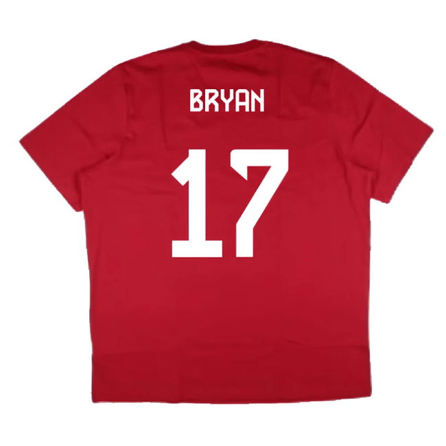 2024-2025 Bayern Munich DNA Graphic Tee (Red) (Bryan 17)