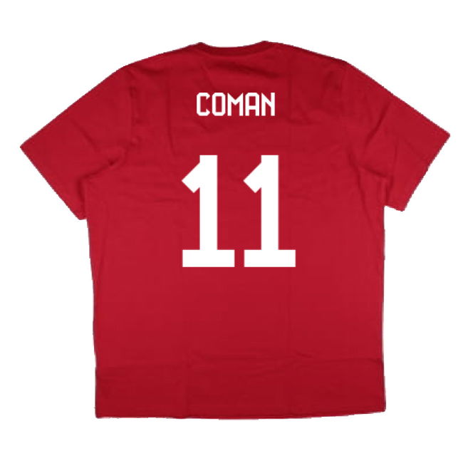 2024-2025 Bayern Munich DNA Graphic Tee (Red) (Coman 11)