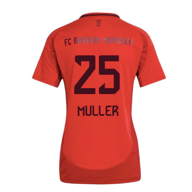 2024-2025 Bayern Munich Home Shirt (Womens) (Muller 25)