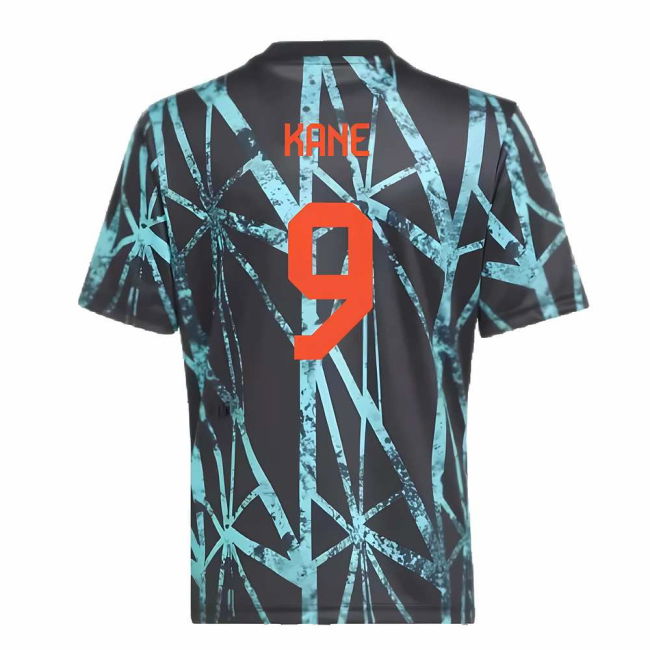 2024-2025 Bayern Munich Pre-Match Shirt (Black) - Kids (Kane 9)