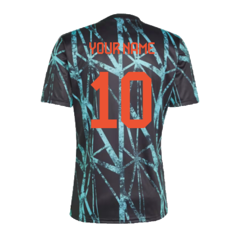 2024-2025 Bayern Munich Pre-Match Shirt (Black) (Your Name)