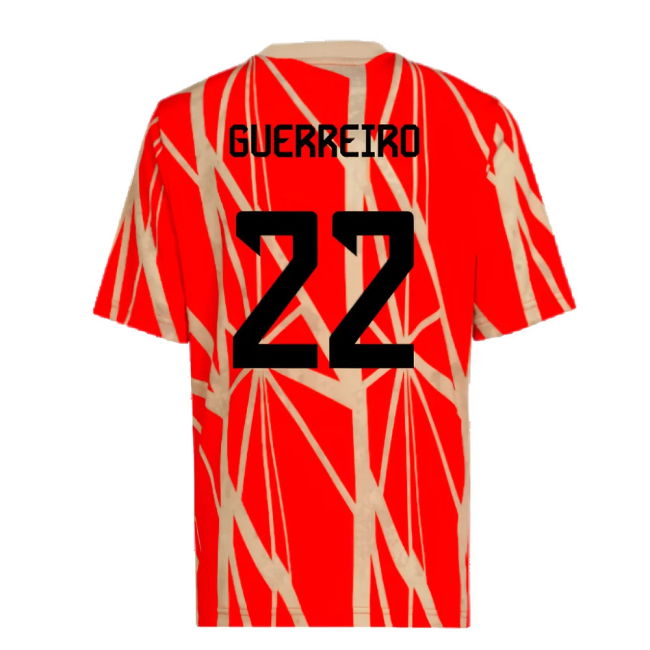 2024-2025 Bayern Munich Pre-Match Shirt (Red) (Guerreiro 22)