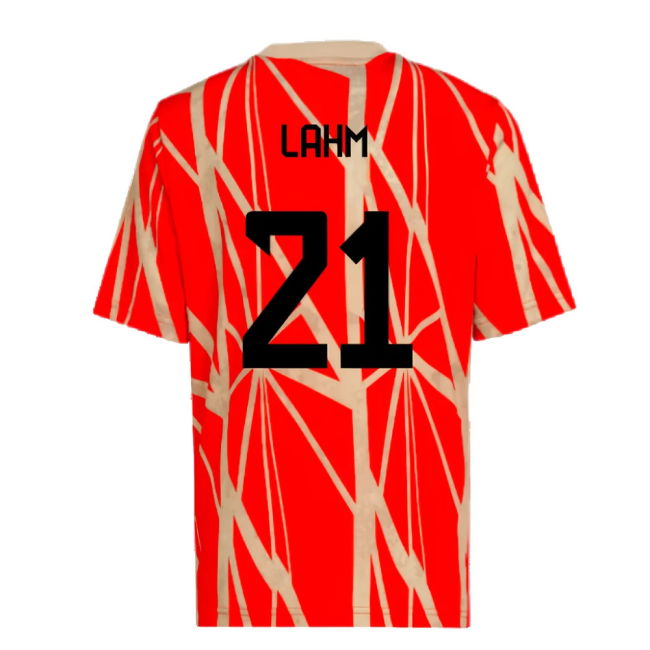 2024-2025 Bayern Munich Pre-Match Shirt (Red) (Lahm 21)