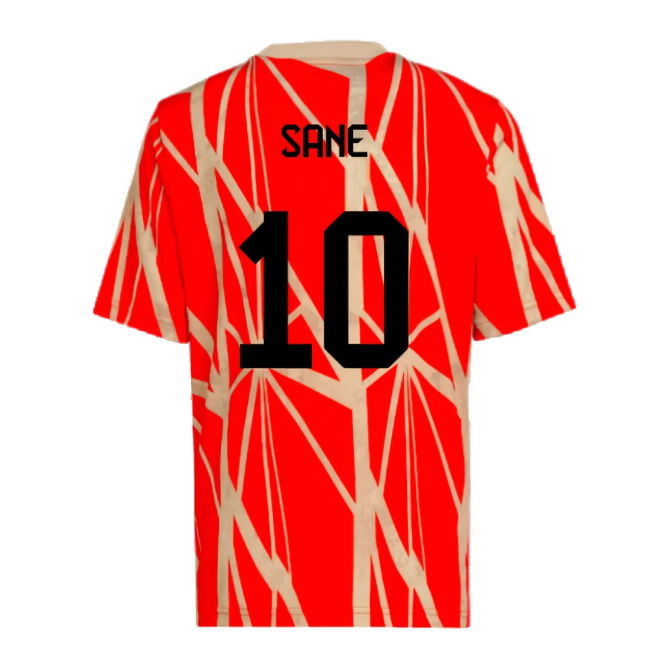 2024-2025 Bayern Munich Pre-Match Shirt (Red) (Sane 10)