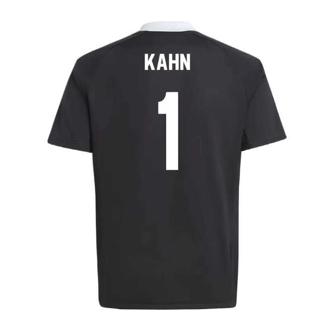 2024-2025 Bayern Munich Third Goalkeeper Shirt (Black) - Kids (Kahn 1)