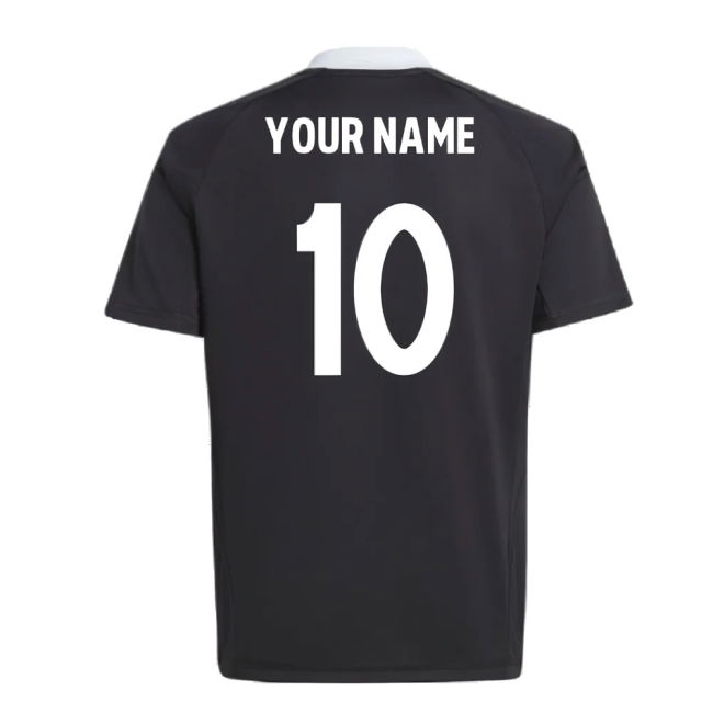 2024-2025 Bayern Munich Third Goalkeeper Shirt (Black) - Kids (Your Name)
