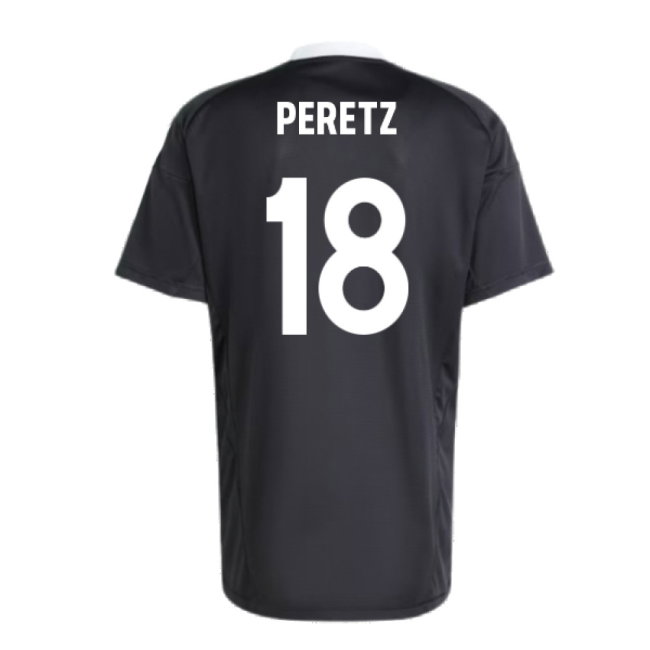 2024-2025 Bayern Munich Third Goalkeeper Shirt (Black) (Peretz 18)